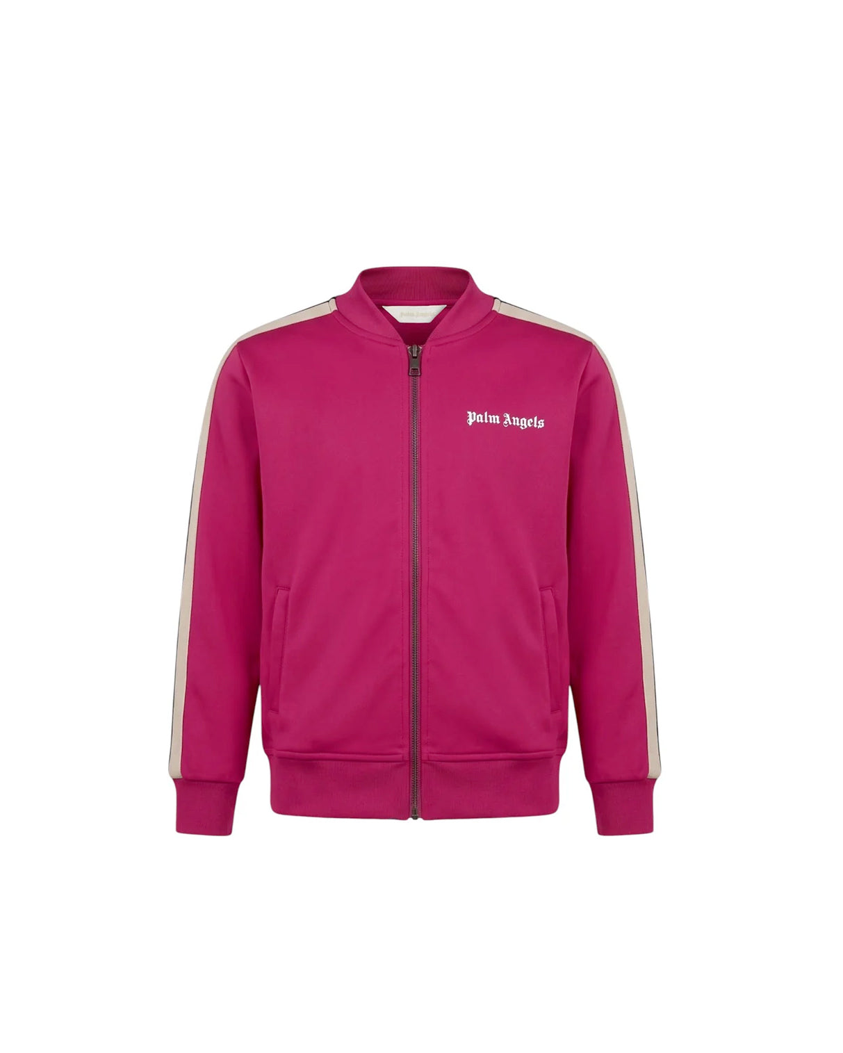 Palm Angels Kids Giacca Bordeaux con Logo per Bambine
