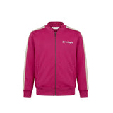 Palm Angels Kids Giacca Bordeaux con Logo per Bambine