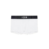 Dsquared2 Kids Boxer Bianco per Bambini