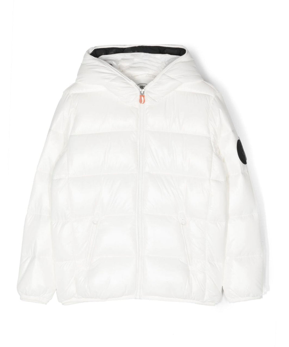 Save the Duck Piumino Bianco KATE per Bambine