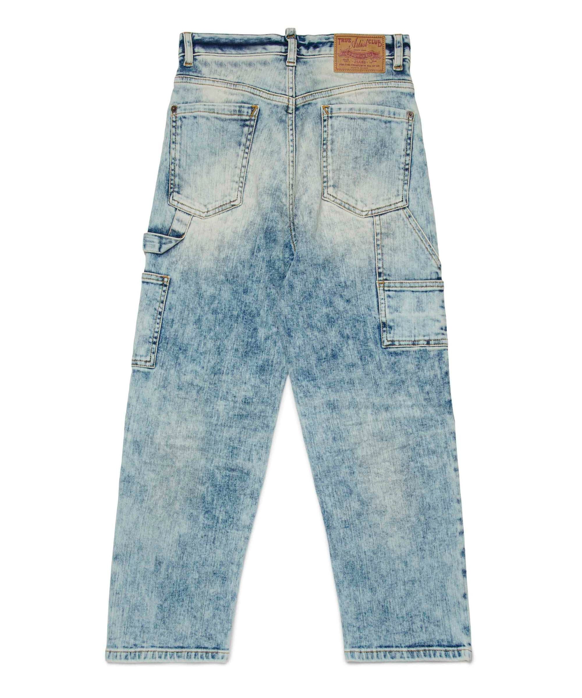 Dsquared2 Kids Jeans Loose Straight Fit per Bambini