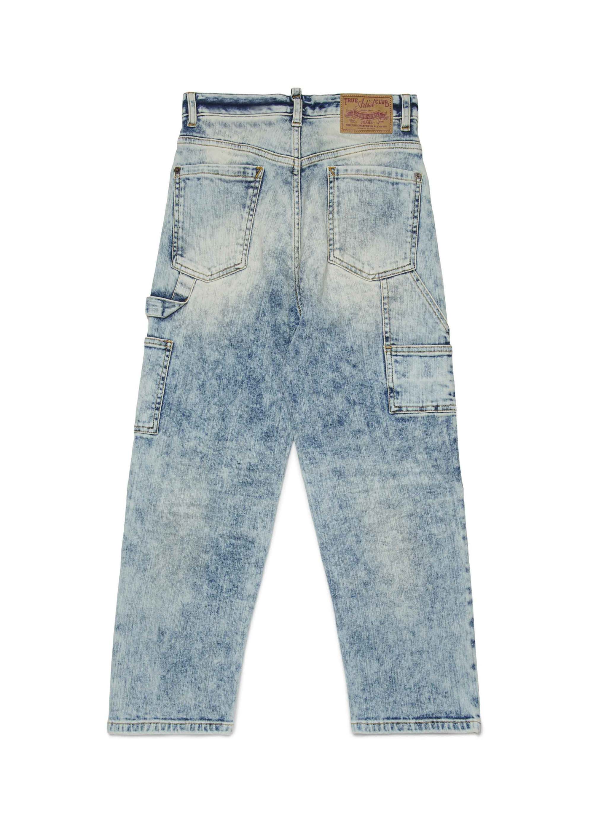Dsquared2 Kids Jeans Loose Straight Fit per Bambini