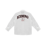 Iceberg Kids Camicia Bianca con Logo per Neonati  (retro)