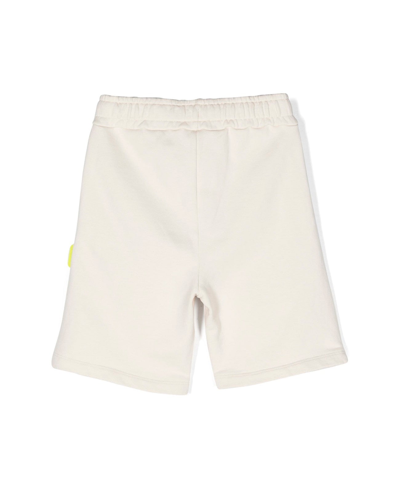 Barrow Kids Short Crema con Stampa Logo per Bambini retro