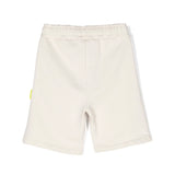 Barrow Kids Short Crema con Stampa Logo per Bambini retro