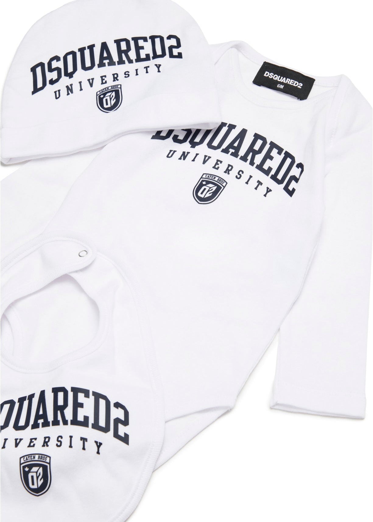 Dsquared2 Kids Set Nascita Bianco per Neonati