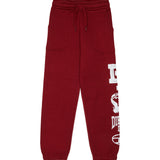 Diesel Kids Pantalone Bordeaux con Stampe per Bambini