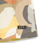 MSGM Kids Bermuda Multicolor con Logo per Bambini (dettaglio)
