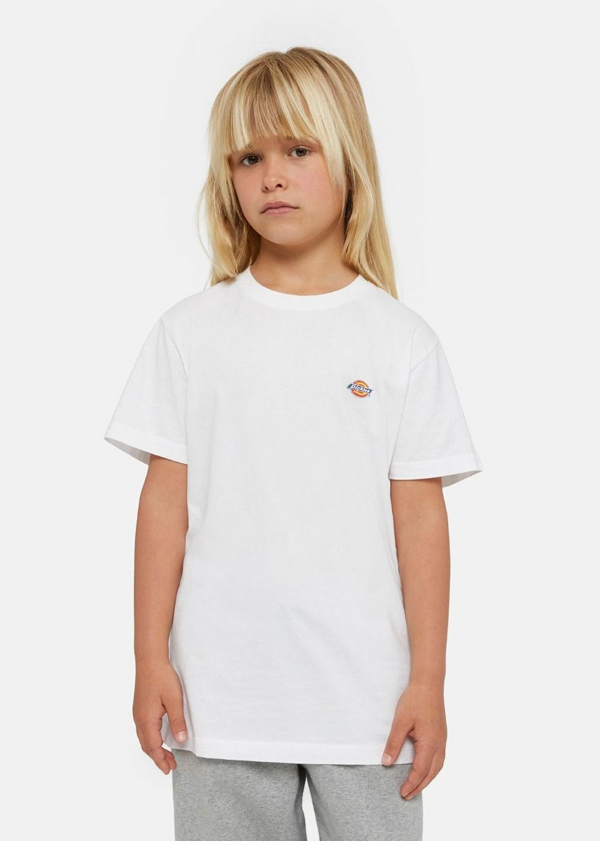 Dickies Kids T-shirt Bianca con Micro Logo per Bambini