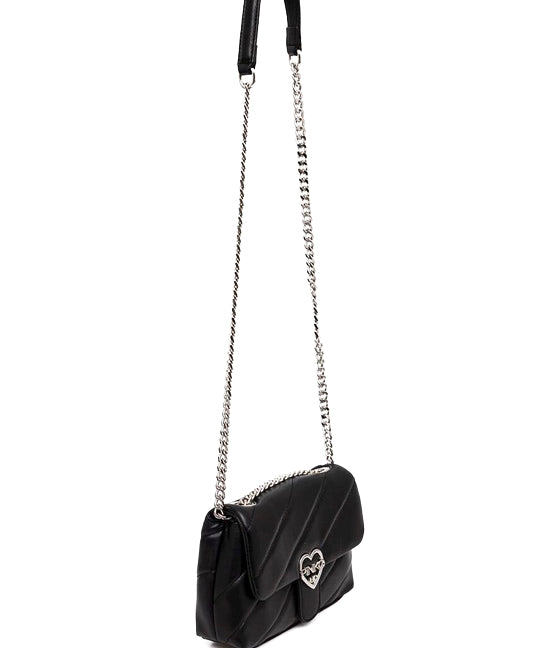 Pinko Kids Borsa a Tracolla Nera per Bambine