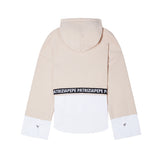 Patrizia Pepe Kids Felpa Beige con Cappuccio per Bambine