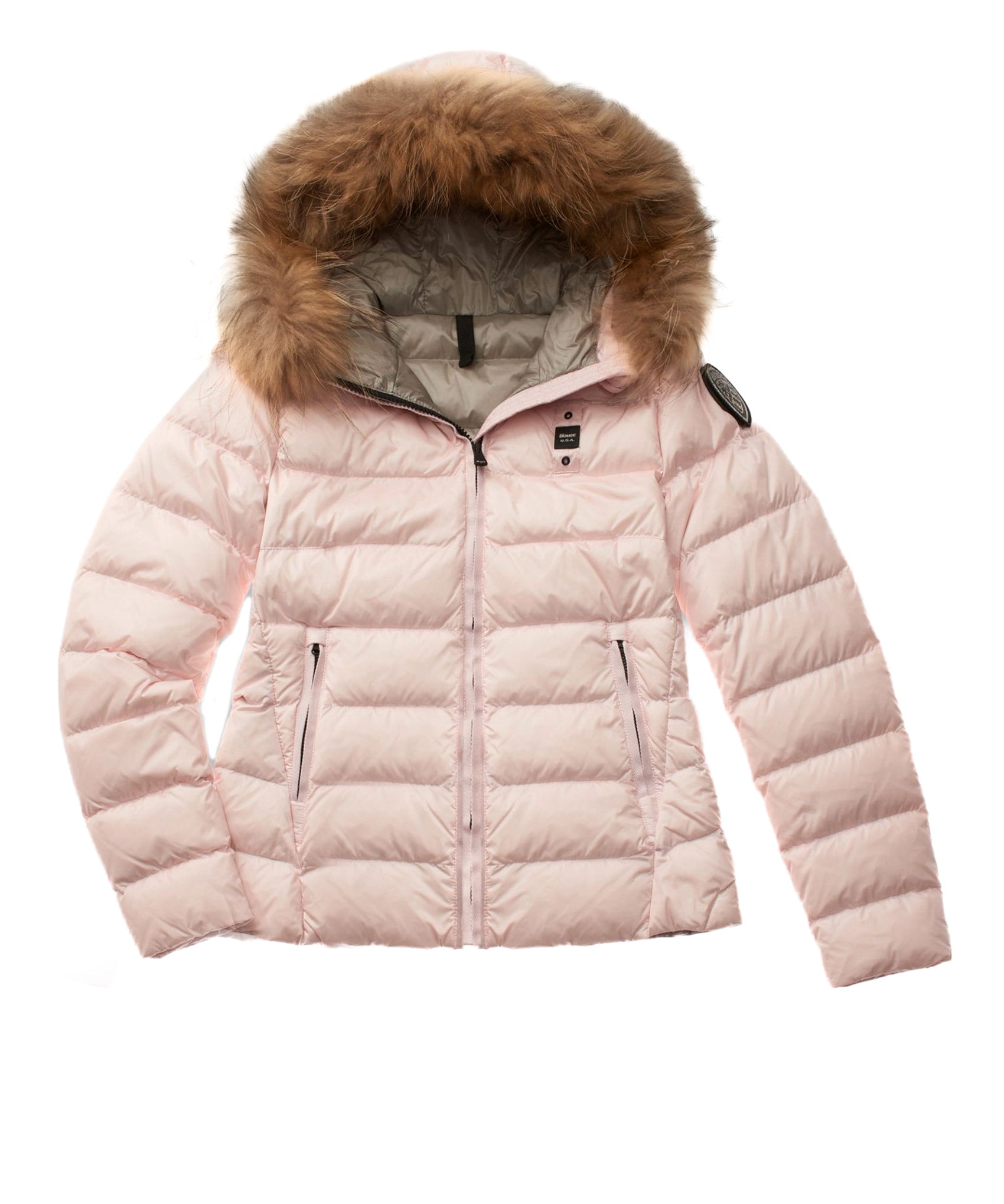 Blauer Kids Giubbino Rosa con Pelliccia Arcadia per Bambine