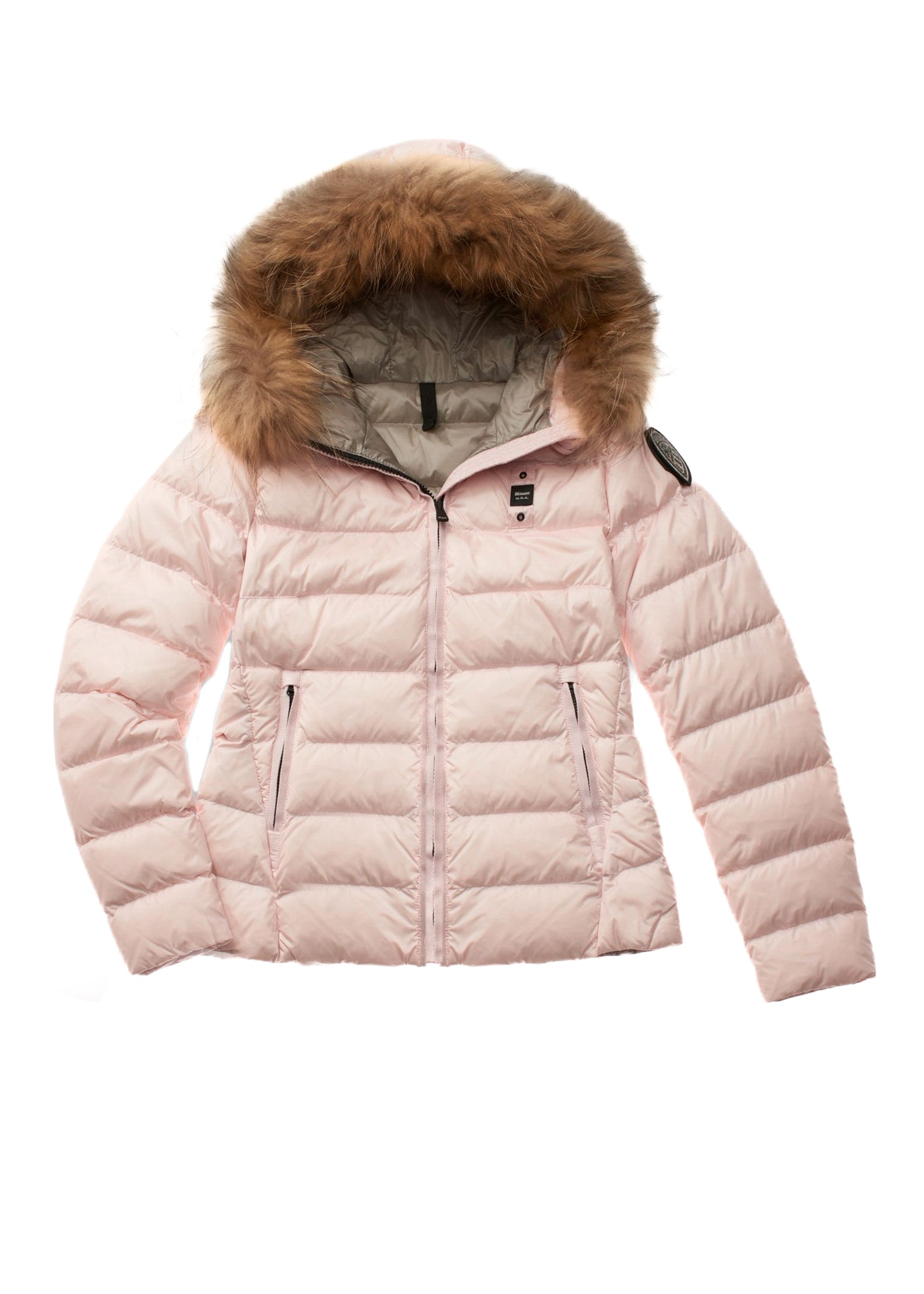 Blauer Kids Giubbino Rosa con Pelliccia Arcadia per Bambine