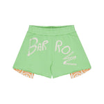 Barrow Kids Shorts Verdi con Stampa per Bambine