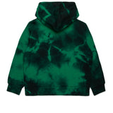 N°21 Kids Felpa con Cappuccio Verde/Nero Tie Dye per Unisex Bambini