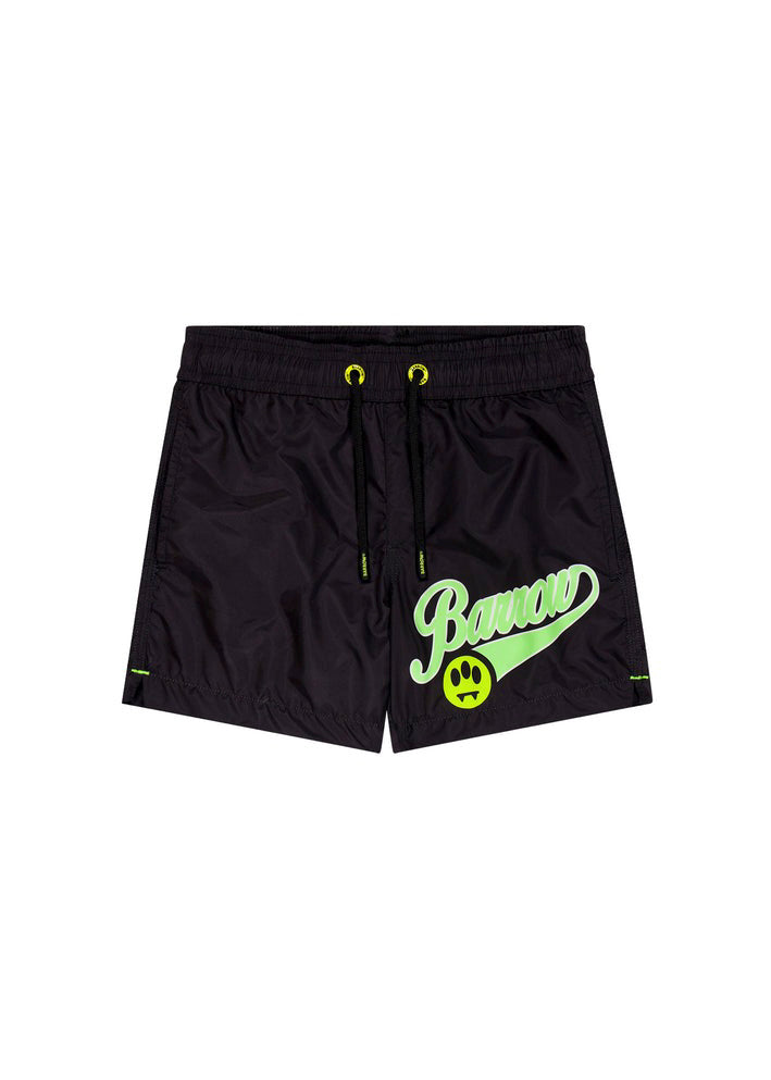 Barrow Kids Costume Boxer Nero con Logo per Bambini