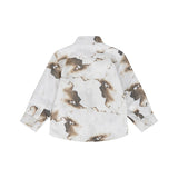 Cesare Paciotti Camicia Bianca Fantasia Burned per Neonati