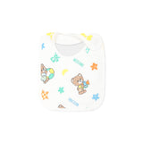 Moschino Kids Cream Romper with Hat and Bib for Newborns