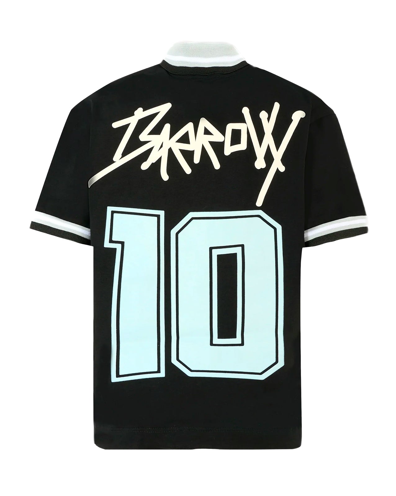 Barrow Kids T-Shirt Nera con Stampa Napoli Unisex per Bambini