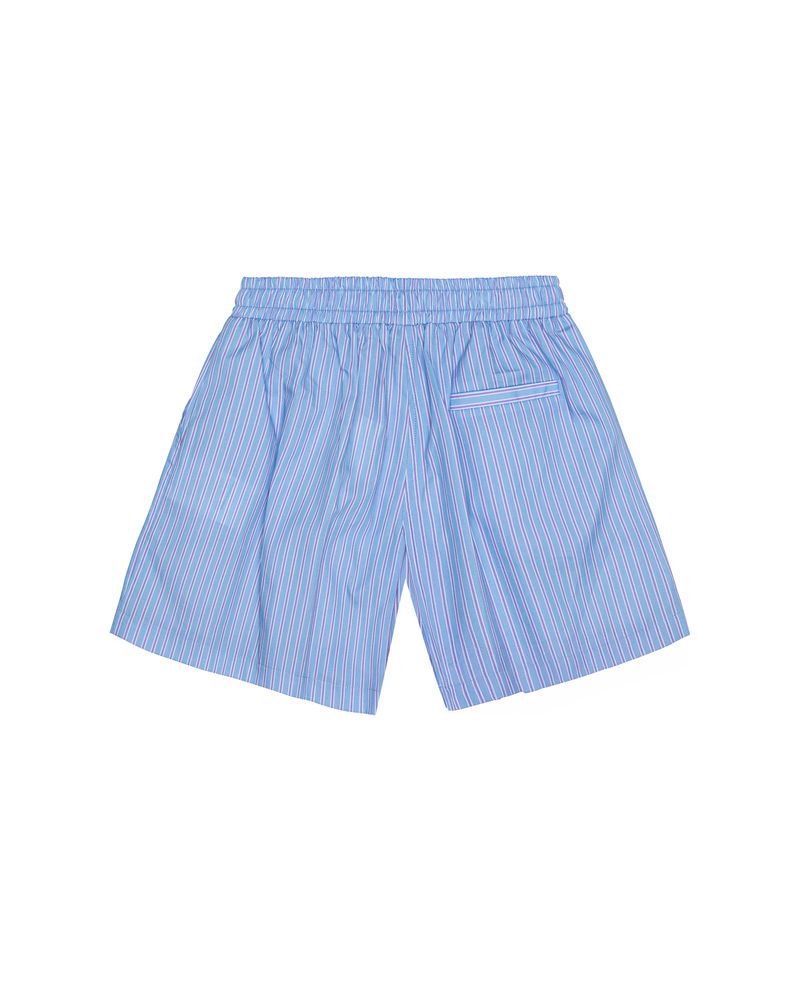 Iceberg Kids Short Sky a Righe con Logo per Bambini