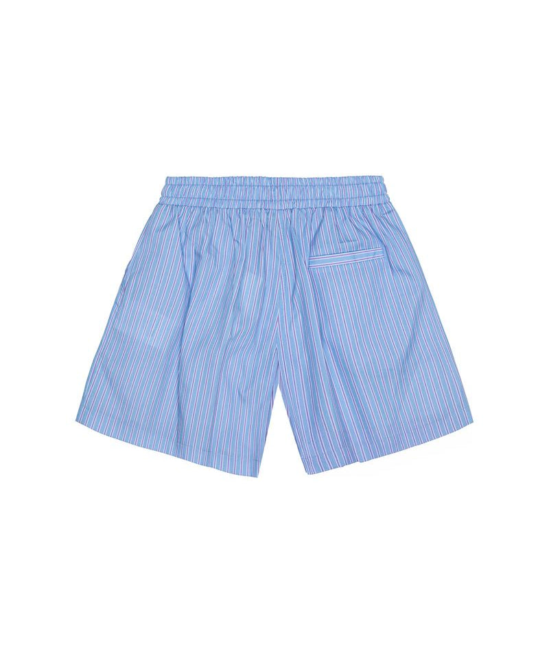 Iceberg Kids Short Sky a Righe con Logo per Bambini