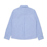 Dsquared2 Kids Camicia Azzurra con Rivetti e Ricamo Logo "Icon" per Bambini