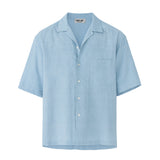 Mood One Camicia Azzurra con Fantasia Etnica per Bambini