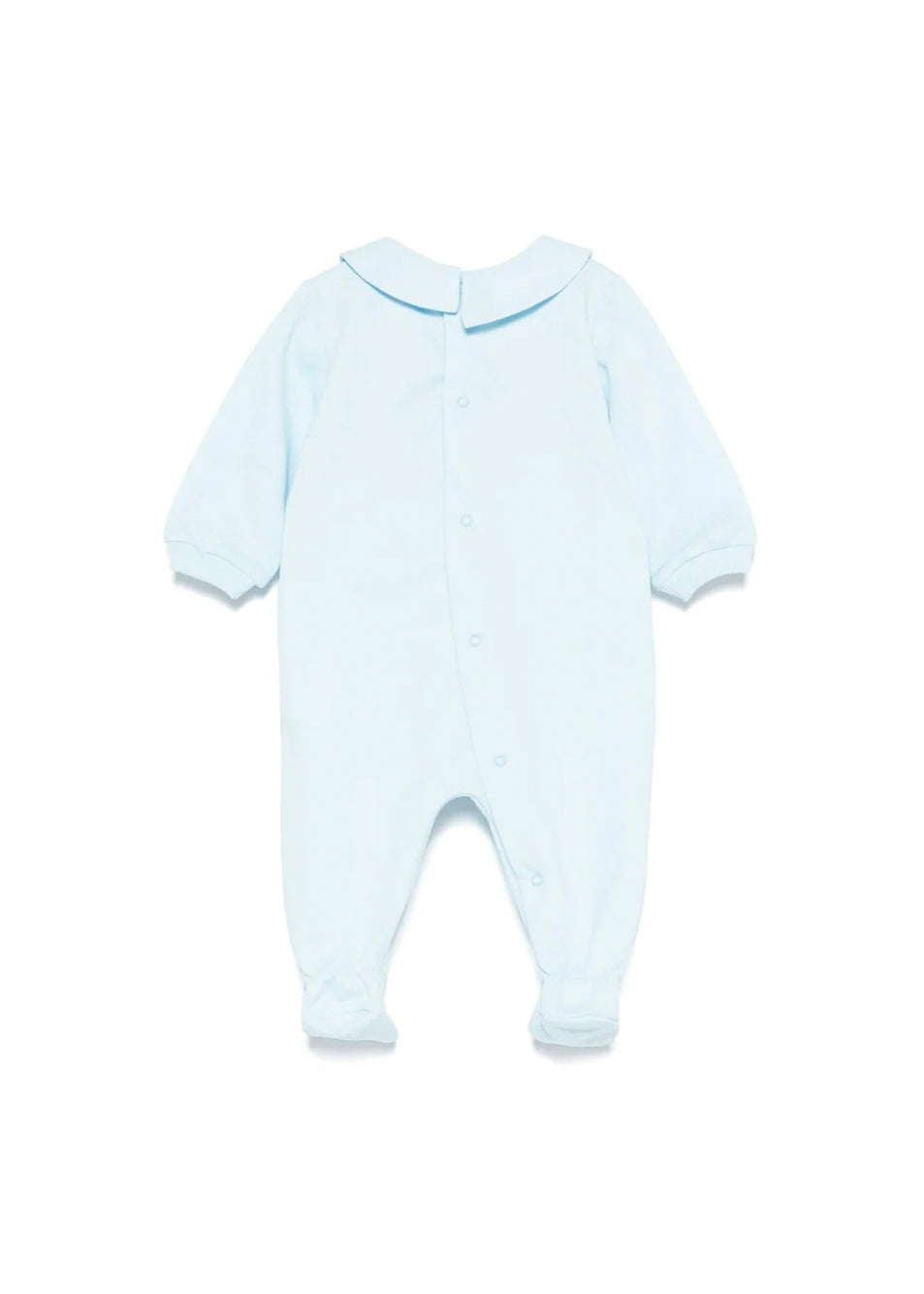 Moschino Kids Tutina Celeste con Stampa Toy per Neonati