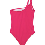 Diesel Kids Costume Intero Fuxia con Oval-D Animalier per Bambine