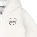 Moschino Kids Eschimo Panna con Teddy Bear Per Neonati (dettaglio)