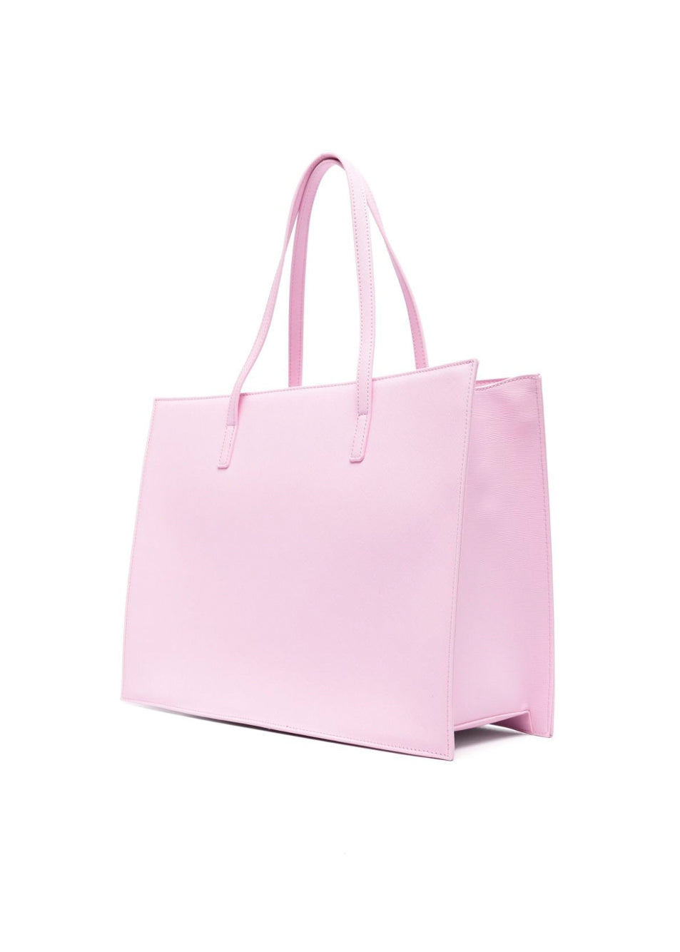 MSGM Kids Borsa Tote Rosa con Stampa per Bambine (
retro)