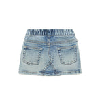 Diesel Kids Gonna in Jeans Chiaro Sfumato per Neonate