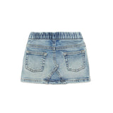 Diesel Kids Gonna in Jeans Chiaro Sfumato per Neonate