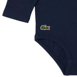 Lacoste Kids Completo Celeste con Logo per Neonati
