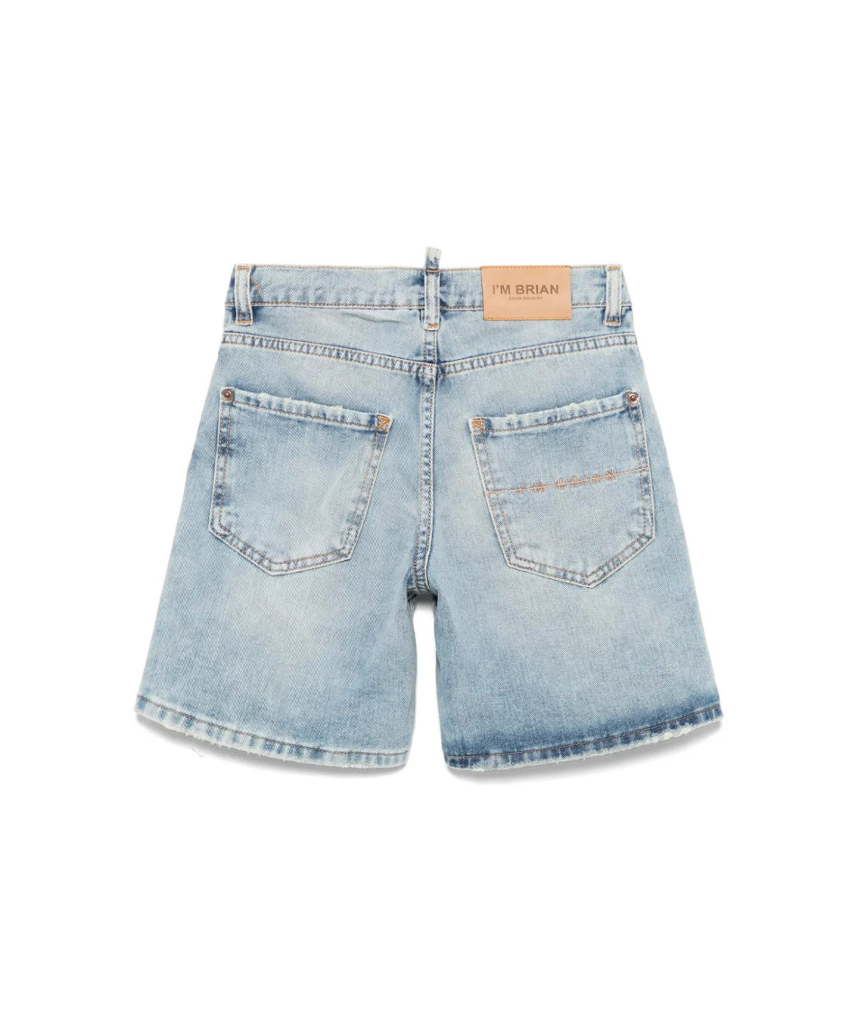I'm Brian Bermuda Light Denim per Bambini