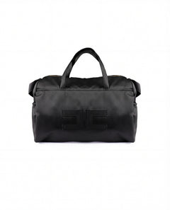 Elisabetta Franchi La Mia Bambina Borsa Mamma Nero con Fasciatoio