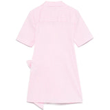 MSGM Kids Abito Rosa a Righe per Bambine (retro)