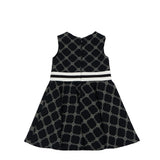 Elisabetta Franchi La Mia Bambina Abito All-Over Nero/Avorio per Neonate