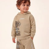 Iceberg Kids Felpa Papiro con Stampa e Logo per Neonati