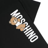 Moschino Kids Black T-Shirt Teddy Bear