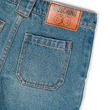 Moschino Kids Jeans Shorts with Pockets for Children