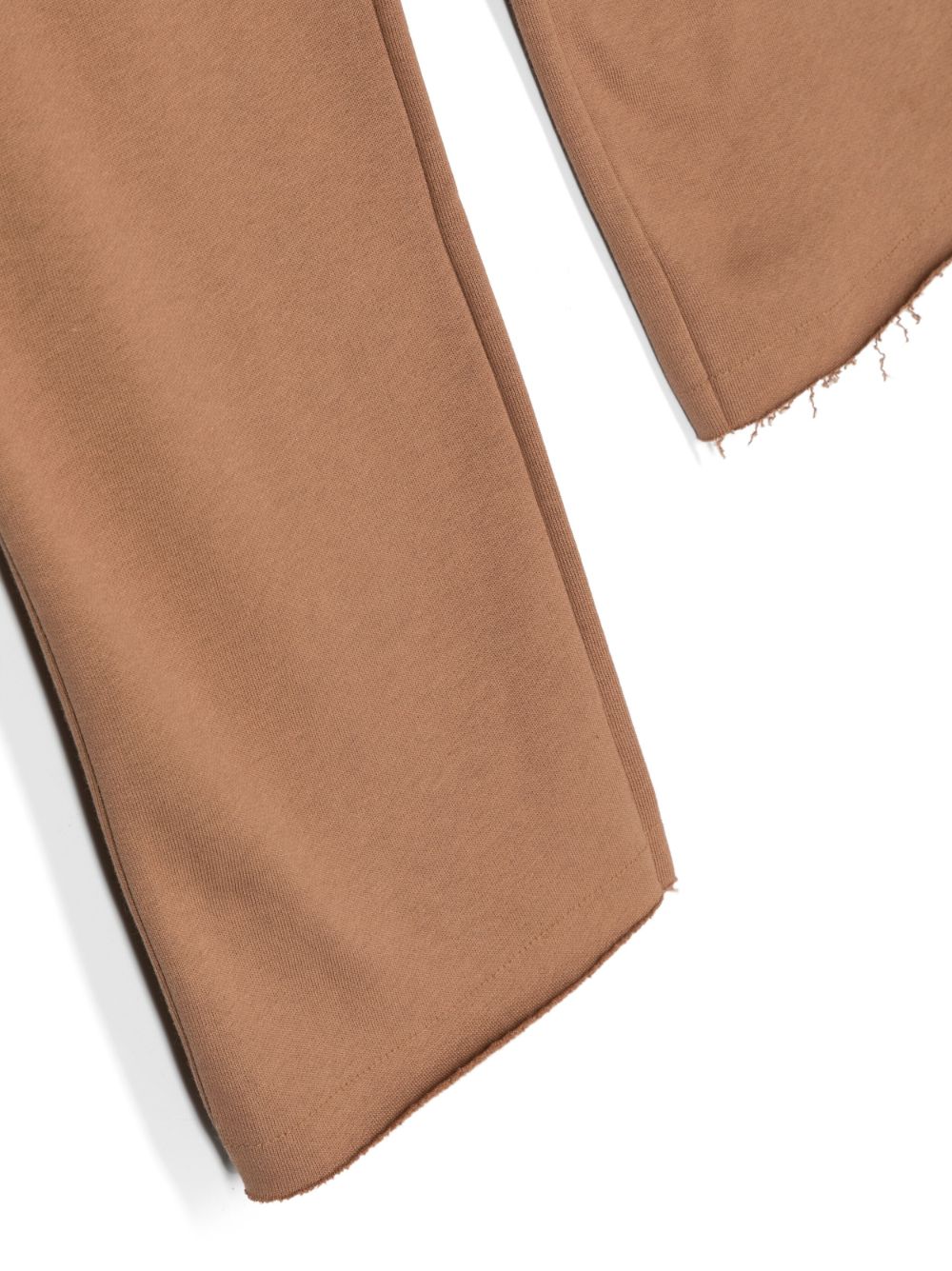 Eleganza e comfort: Pantaloni in Felpa a Fondo Ampio con Logo MSGM Kids - Biscotto