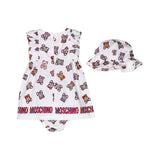  Moschino Kids Abito con Coulotte e Cappellino Teddy Bear