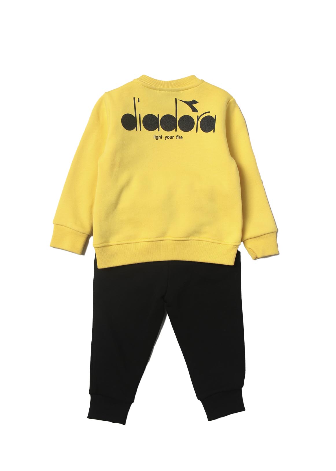 Diadora Neonato Tuta intera Nero/Giallo