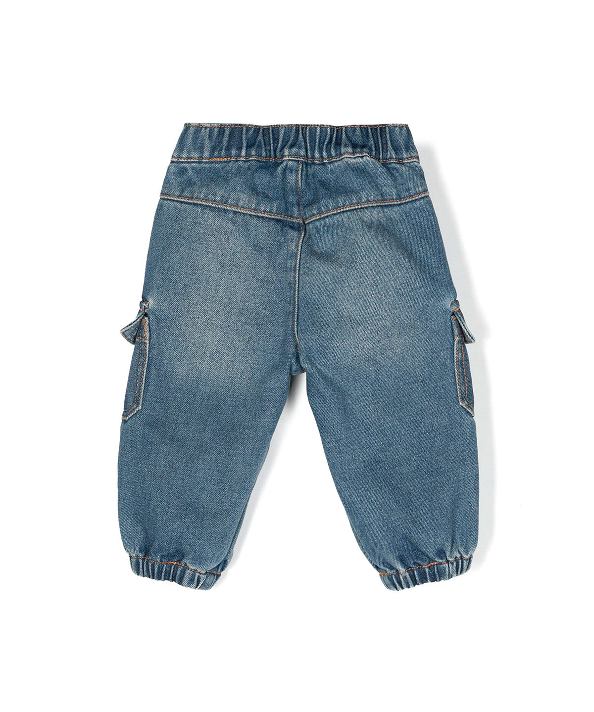 Moschino Kids Jeans Affusolati con Tasconi per Neonati