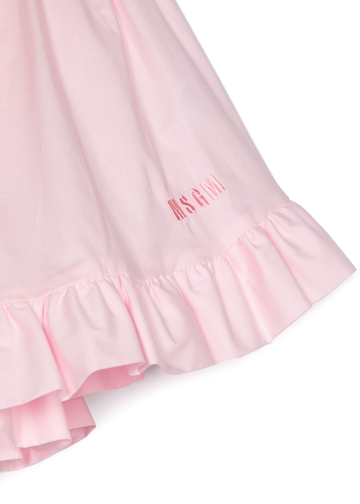 Msgm Kids Gonna Rosa con Ruches