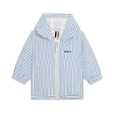 Boss Kids Giubbotto a Righe Celeste per Neonati