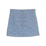 Moschino Kids Gonna di Jeans Logo All-over