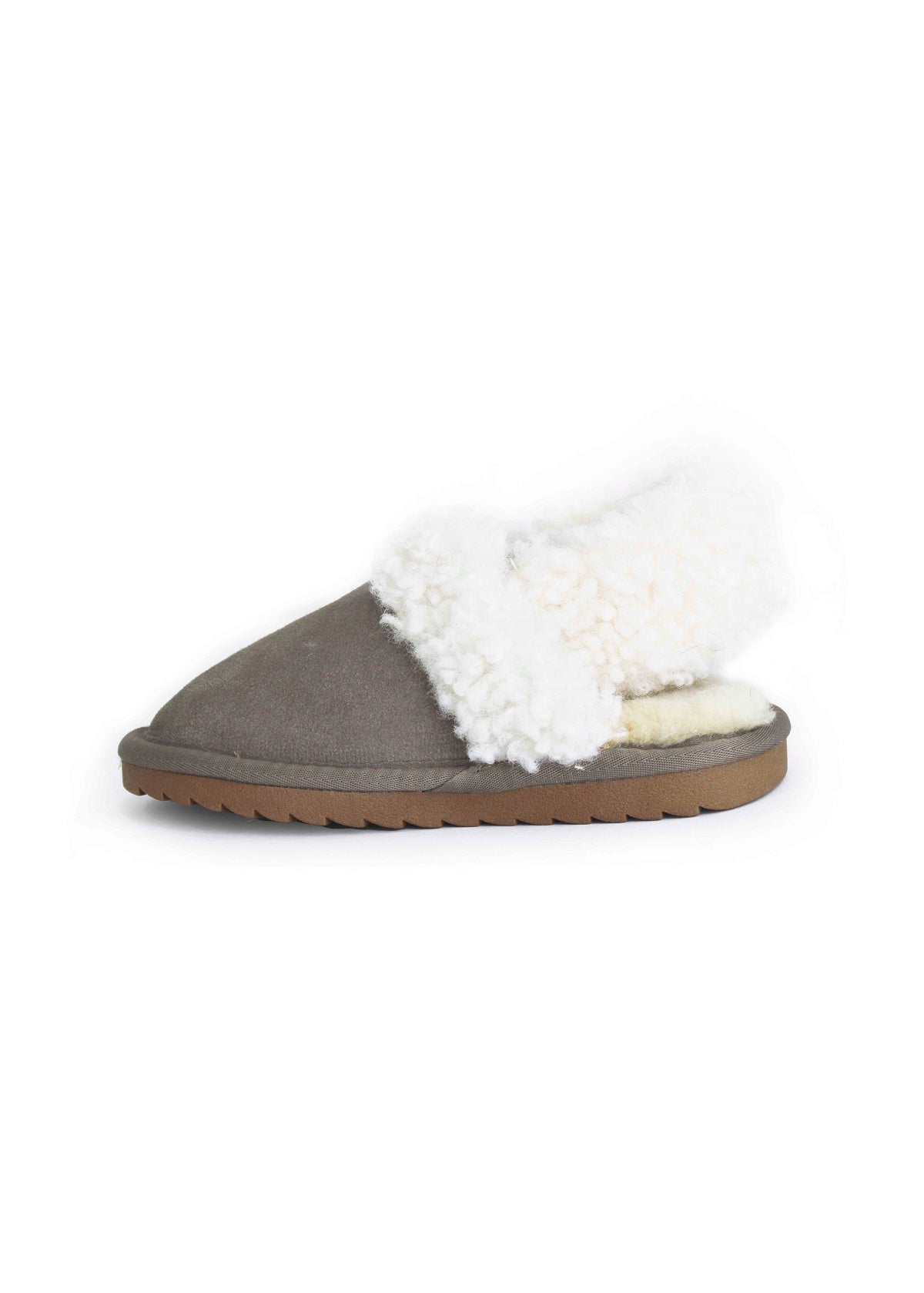 Colors of California Sabot Scamosciato con Pelliccia per Bambine