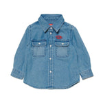 Diesel Kids Camicia di Jeans per Neonati